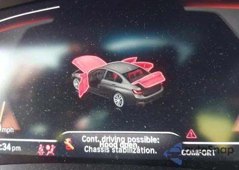 2022 BMW 330I xDrive из США, поврежденный, VIN 3MW5R7J00N8C66079